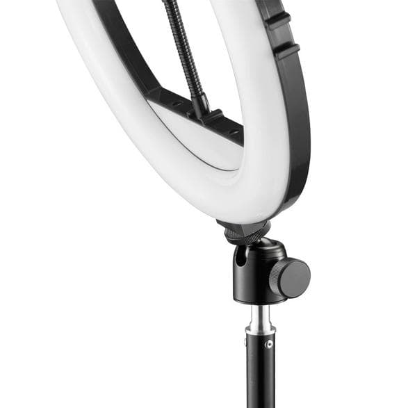 Hama SpotLight Steady 120 III Ringlampe – Sort og Hvid