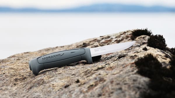 Morakniv Kniv Grå Rostfritt Stål 91mm Utomhus Bushcraft Basic 546 SE