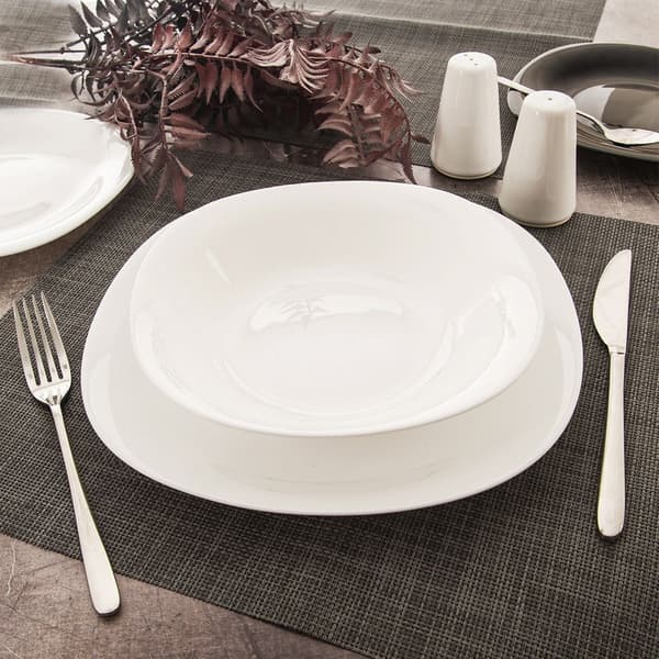Glas middagstallrik LUNA 26,5 cm