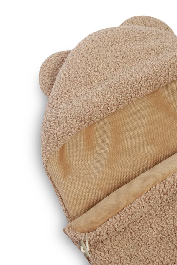 3-i-1 sovepose lam mørk beige