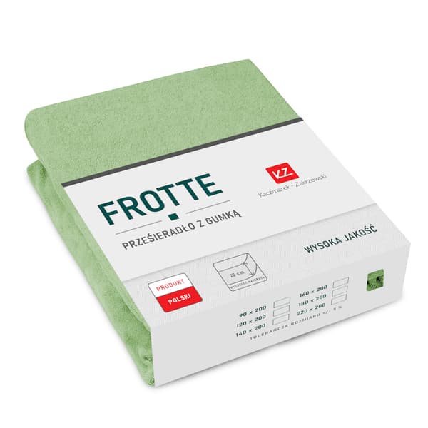 Frottélakan 90x200 salvia TJOCKT