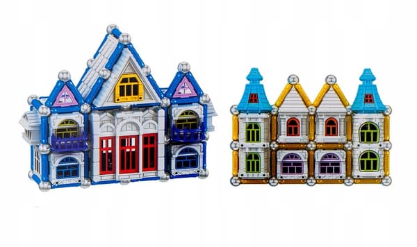 MAGNETISK BLOCKS LITEN SLOTT 60 BITAR