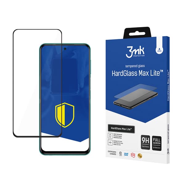 Xiaomi Redmi Note 9S - 3mk HardGlass Max Lite Sort