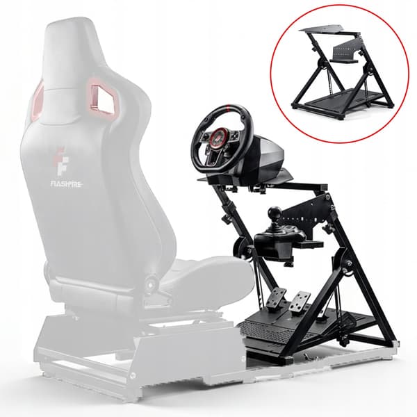 Justerbart, hopfällbart rattstativ kompatibelt med FlashStand F902