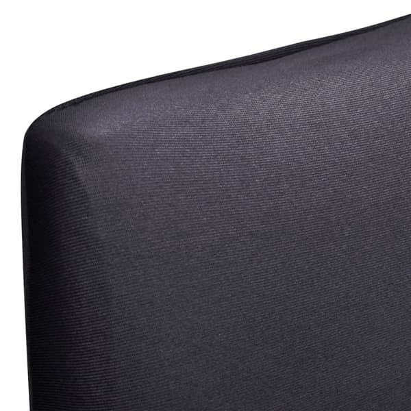 vidaXL Elastiska stolsöverdrag i enkel design, 6 st, antracit