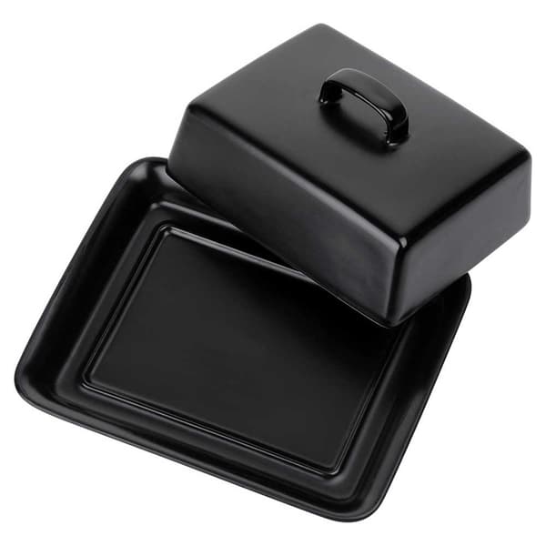 SMØRFAT KERAMISK SMØRFAT SORT 139679
