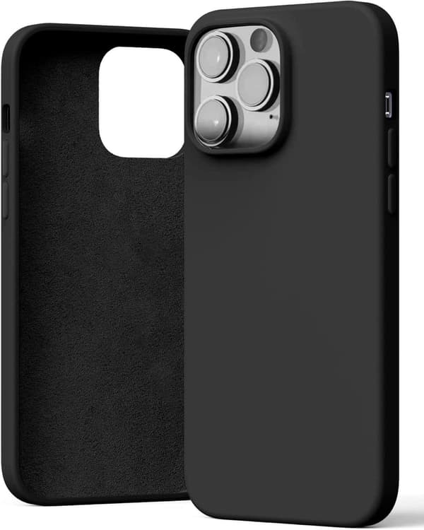 APPLE IPHONE 14 PRO MAX SILIKONE ETUI SORT