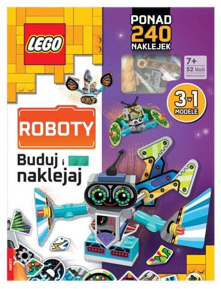 LEGO Bygg och Stick Robots Bok
