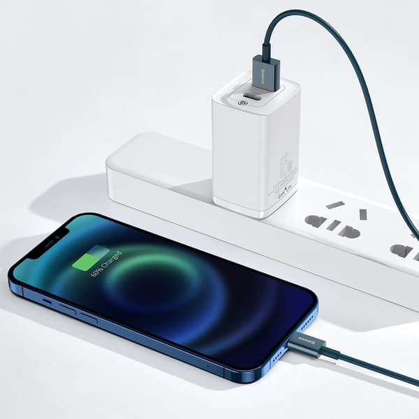 Baseus Superior Series USB till Lightning-kabel, 2.4A, 2m (blå)
