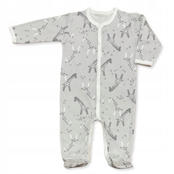 KLÄDER pyjamas med hel dragkedja 92 BARN GIRAFF
