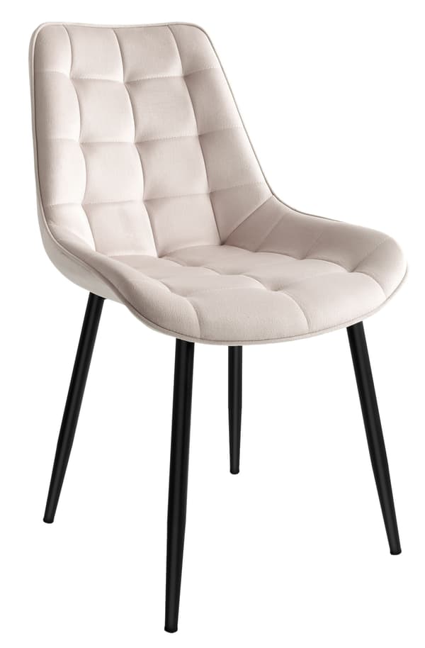 NORMAN Velvet beige samettituoli