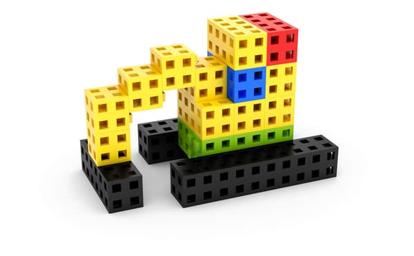 Byggeklodssæt - Meli Cube 50 dele.