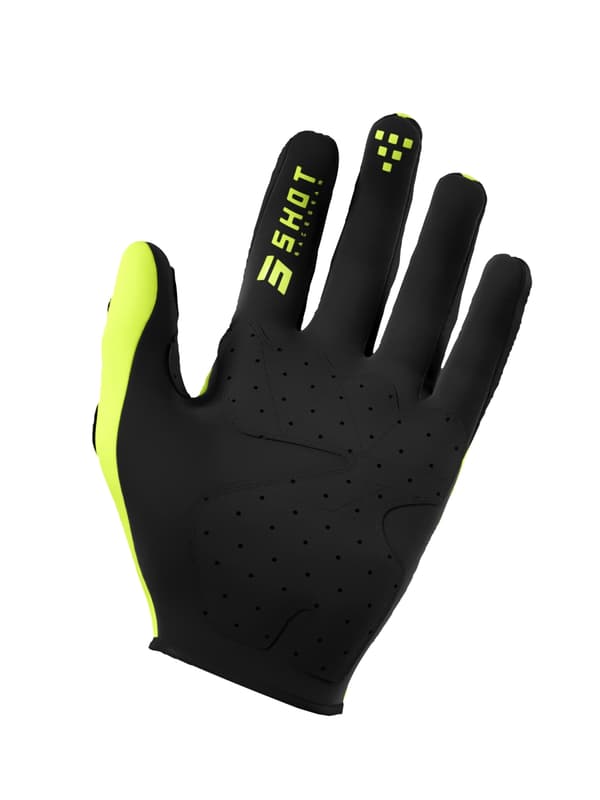 Trainer 2.0 Neongul/Svart Softshell Vinterhandskar Storlek 10