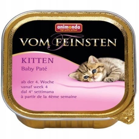 Våd kattefoder Animonda Vom Feinsten Baby Pate 25x100g
