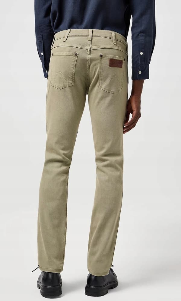 Wrangler Frontier Khaki irtonainen vihreä kangashousut W32 L32