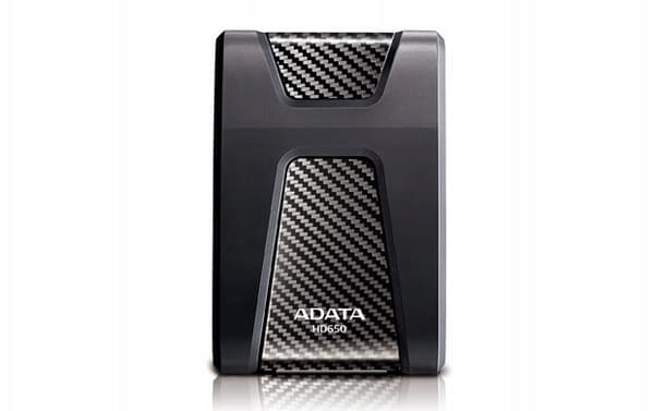 ADATA HD650 1TB 2,5" USB 3.1 Ekstern Harddisk Sort