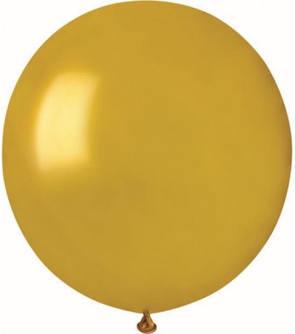 GM30 metallballong 0,80m guld