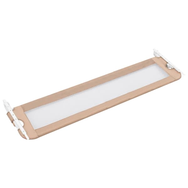 vidaXL sengehest, taupe, 180x42 cm, polyester