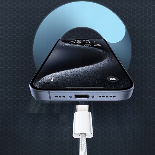 MCDODO LADDNINGSKABEL USB-C SNABBLADDNING USB TYP C FÖR IPHONE 15 1M