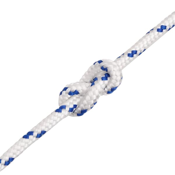 vidaXL Segelrep, Vit, 3 mm, 250 m, Polypropylen