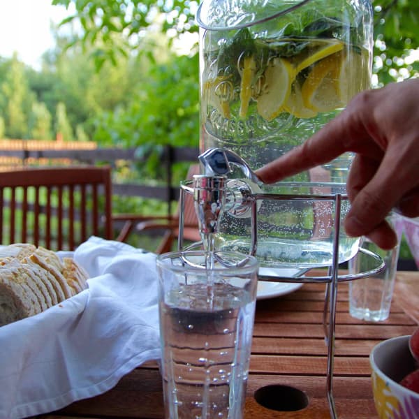 GLAS MED HANDTAN GLAS TIL LIMONADEVAND