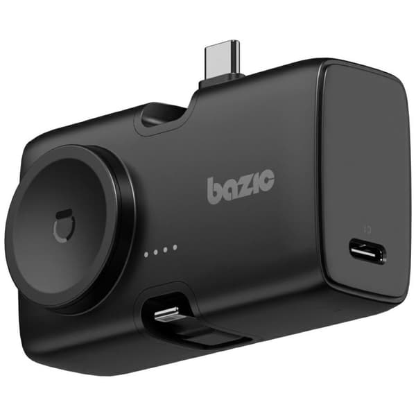 PowerBank 3i1 Bazic Koda 5000mAh PD20W USB-C/Lightning sort