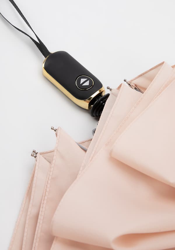 Wittchen Kvinde Automatisk Flad Paraply Beige Polyester