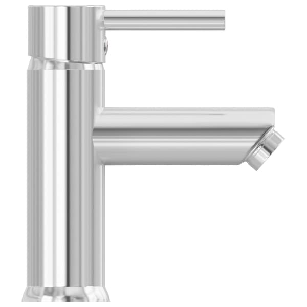 vidaXL håndvaskarmatur forkromet 130x176 mm