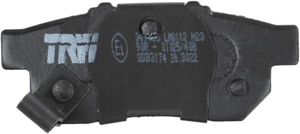 BAGSTE BREMSEKLODSER GDB3174 TRW