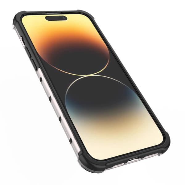 Honeycomb iPhone 14 Pro Max -suojakuori, musta