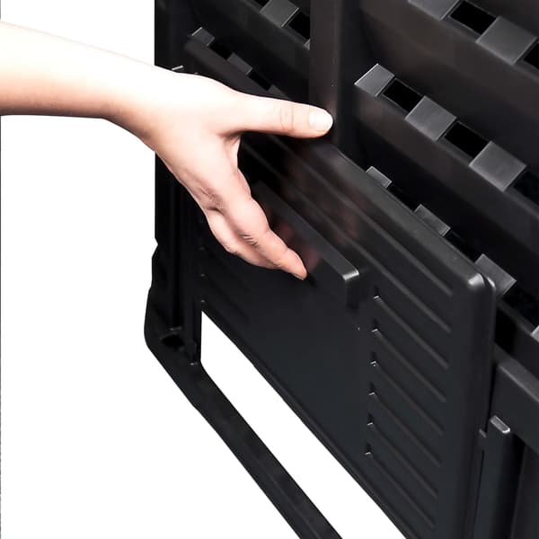 vidaXL Havekompostor, Sort, 93,3x93,3x113 cm, 740 L