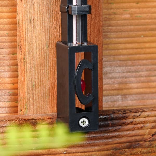 Utomhustermometer svart 27 cm