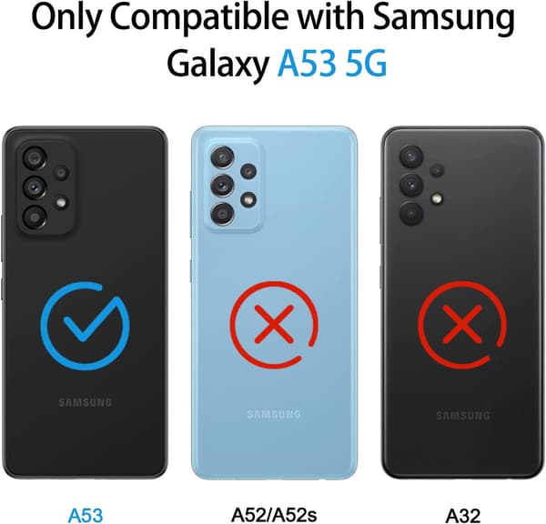 SÆT MED 2 COVERS TIL SAMSUNG GALAXY A53 5G MINT SILIKONE SM-A5360