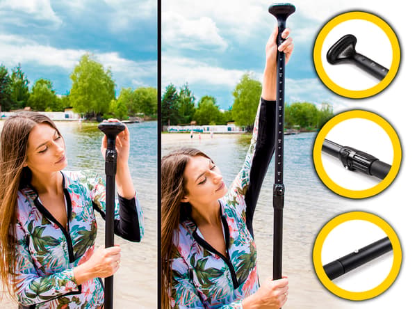 SUP paddelbräda pump ryggsäck väska set styv uppblåsbar stabil