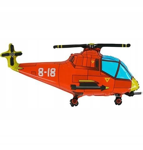Helikopterifolioilmapallo Punainen 21", 1 kpl.