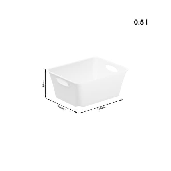 Boks beholder organizer C7 LIVING ROTHO 0,5 l