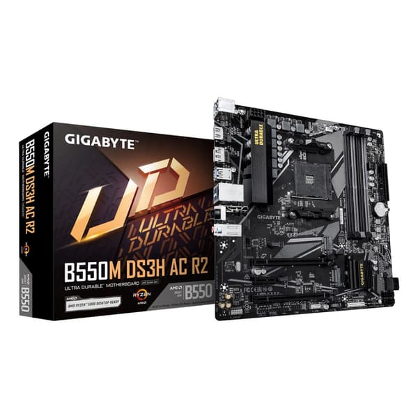 Gigabyte B550M DS3H AC R2 bundkort