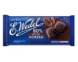 WEDEL MØRK CHOKOLADE 80% 80G