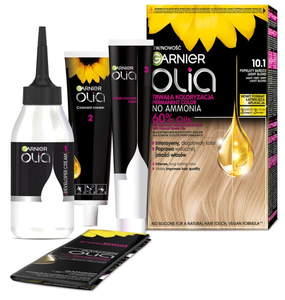 Garnier Olia Hårfarve 10.1 Askeblond Meget Lys