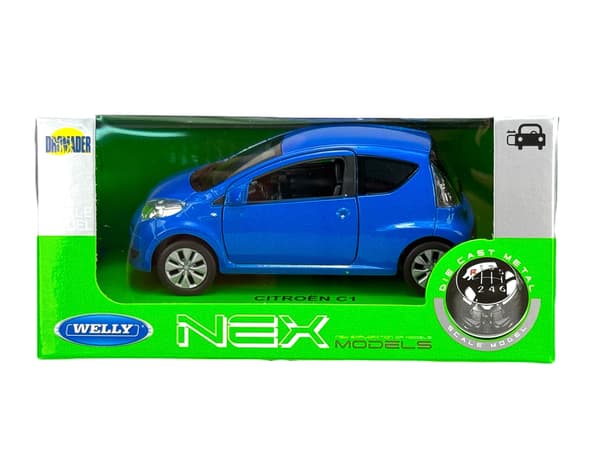 WELLY CITROEN C1 BLÅ 1:34 43614