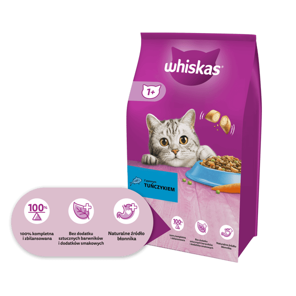Whiskas Torr Tonfisk 7kg