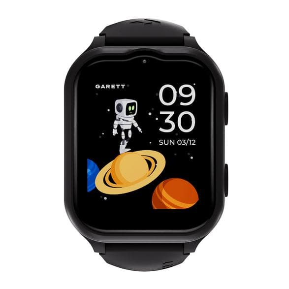 GARETT Barn eSIM 4G Smartklocka Svart