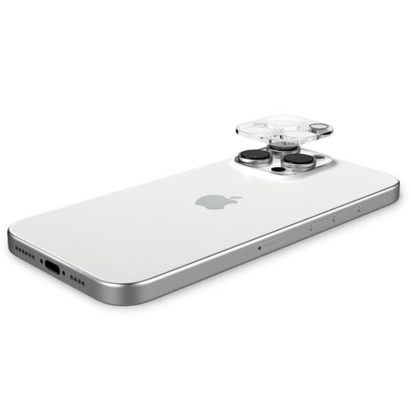 SPIGEN OPTIK.TR KAMERABESKYTTER 2-PAK TIL IPHONE 14 PRO / PRO MAX / 15 PRO / PRO MAX / 16 PRO / PRO MAX KRYSTALKLAR