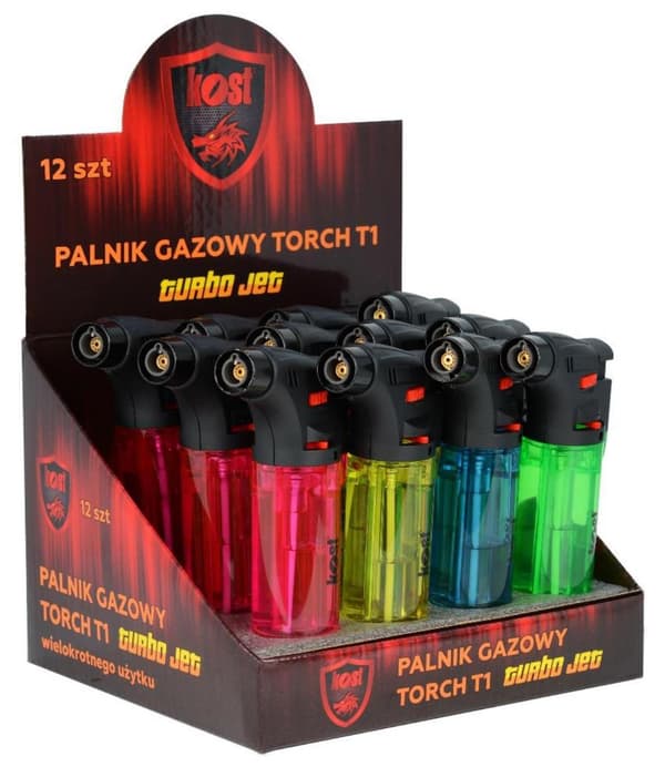 Kost TORCH gasbrænder lightersæt 12 dele
