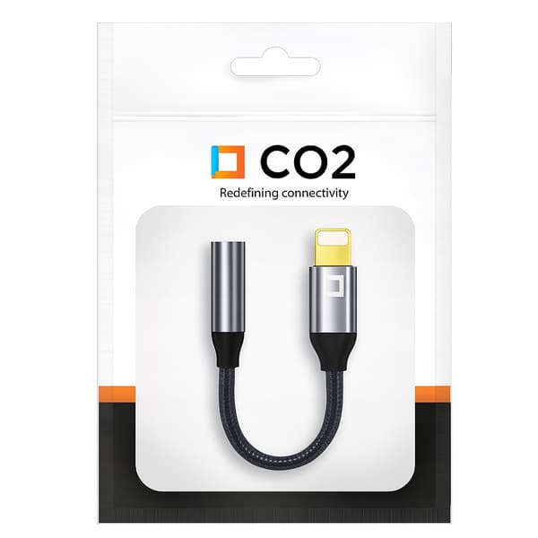 CO2 LIGHTING-SOVITIN MINI JACK 3.5MM KAAPELI IPHONE 12 13 14:LLE