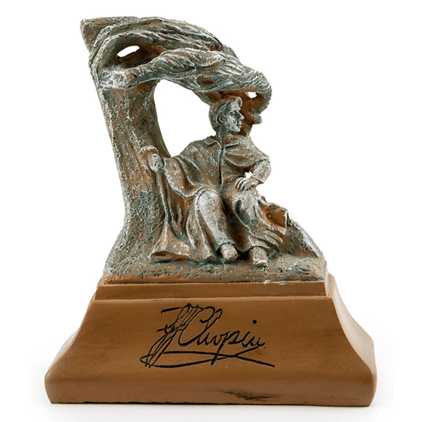 Lille statuette af Fryderyk Chopin