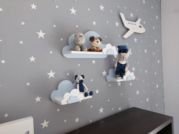 Cloud Shelves Sæt med 3 FISIA - Galaxy