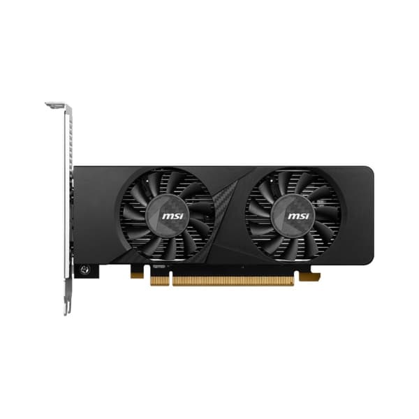MSI GeForce RTX 3050 LP E 6G OC Grafikkort, 6 GB, Svart