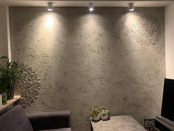 Gipsmodell 62 cm Arkitektonisk betongputs