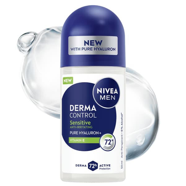 100203 NIVEA MEN Derma Control Sensitive Antiperspirant roll-on 50ml